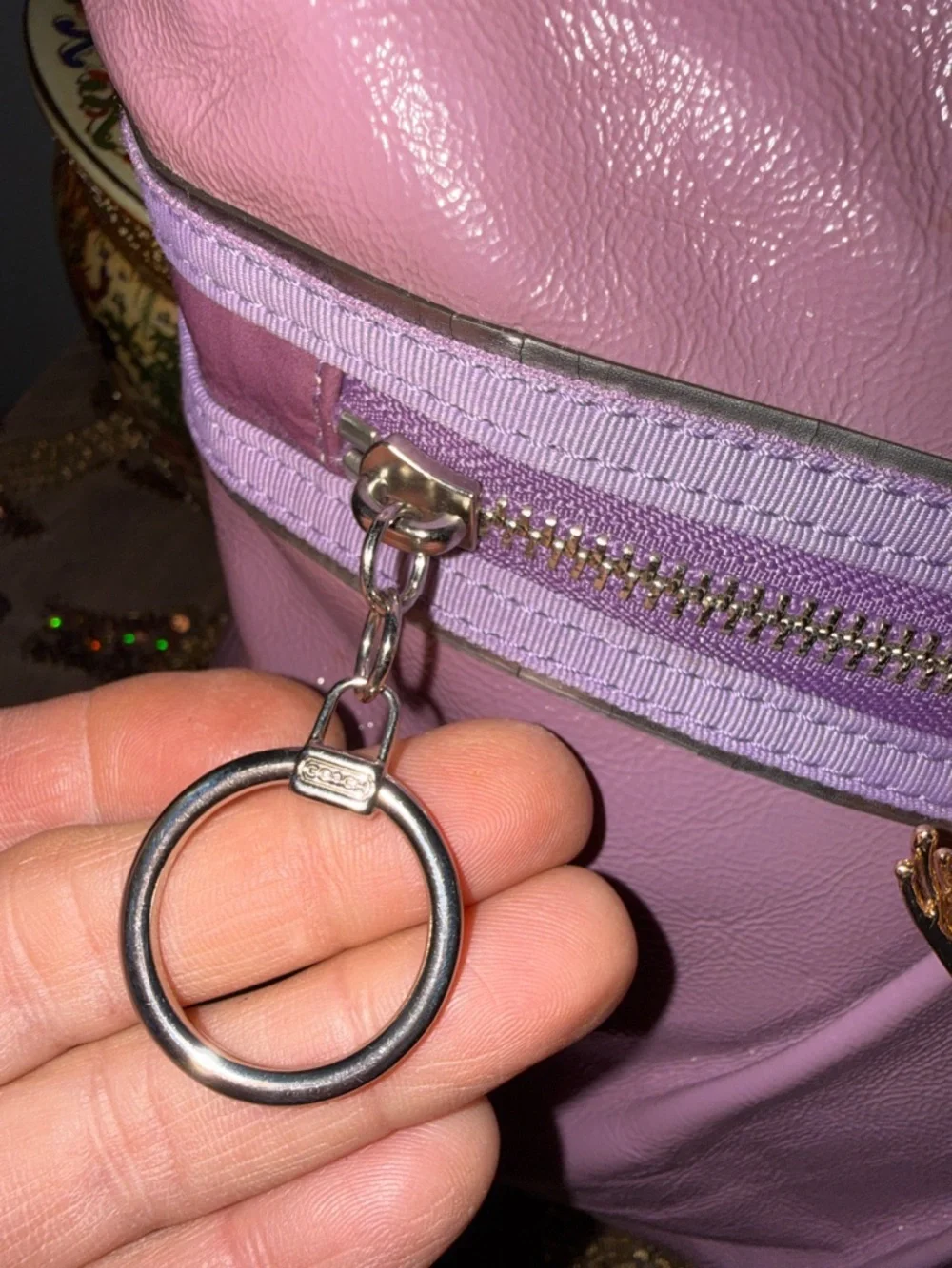 COACH POPPY Purple Women’s Tote Bag - Designer Style - Picture 6 of 17